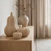 Zucche decorative set di 3 rigate opache decorazioni Anteprima dell’immagine prodotto 3