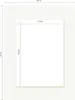 DEHA Design Passepartout (5er SET) 18x24 cm für Bilder im Produktbild-Vorschau 3
