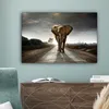 MuchoWow® - Leinwandbilder - Elefant - Natur - Straße, Produktbild-Vorschau 4