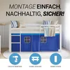 Homestyle4u Hochbett 90x200 Kinder ohne Lattenrost mit Produktbild-Vorschau 21