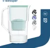 A water filter pitcher with various color options shown as small circular images on the right side, along with EU and BPA-free certifications. Náhľad obrázku produktu
