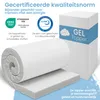 ELONEO Gel Topper, 140x200 cm, matrasbeschermer gemaakt van Productafbeelding-voorbeeld 6