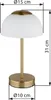 GLOBO 21014M SARIMA Tischleuchte Metall messingfarben matt, Produktbild-Vorschau 13