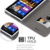 Cadorabo Hülle für Nokia Lumia 925 Schutzhülle in Grau Produktbild-Vorschau 3