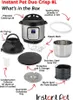 INSTANT POT Duo Crisp a Air Fryer 8L Stahl Náhľad obrázku produktu 13