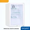 EXQUISIT Flaschenkühlschrank 3Roste 118L Glastür C weiß Náhľad obrázku produktu 6