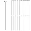 Pflanzenstützen 20 Stk. Dunkelgrün 61 cm Stahl Produktbild-Vorschau 3