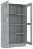 vidaXL Vitrína Grey Sonoma 82,5x30,5x150 cm Drevo Materiál Náhľad obrázku produktu 5