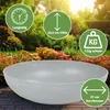 Jardinière ronde ventrue de 37 cm pour l'extérieur, gris Voir les images du produit 2