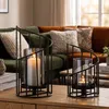 Relaxdays Windlicht 2er Set, Glaszylinder mit Produktbild-Vorschau 3