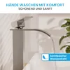 Badarmatur Tamina hoch - Edelstahl gebürstet | Wasserfall Produktbild-Vorschau 4