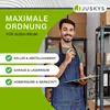 Juskys Lagerregal Basic 2er Set 180x90x40 cm - max. 1750 kg Produktbild-Vorschau 8