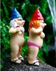Gnomi da giardino 2-pack divertente giardino figure gnomo Anteprima dell’immagine prodotto 4