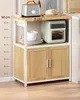 A kitchen counter with appliances and a ruler indicating height. Náhled obrázku produktu