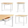 Esstisch mit Schublade Küchentisch Tisch Massiv Kiefer Produktbild-Vorschau 2