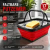 Einkaufskorb 2er Set Faltkorb Wäschekorb Korb Faltbar 17L Produktbild-Vorschau 9
