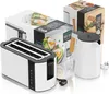 Arendo Frühstücks-Set Edelstahl, Wasserkocher mit Produktbild-Vorschau 7