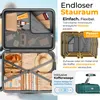KESSER® Reisekoffer Hartschalen Koffer mit Zahlenschloss, Produktbild-Vorschau 8