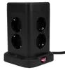 Huslog prolunga verticale con USB HUS1004, torre a 8 prese, Anteprima dell’immagine prodotto 9