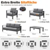 MEXO Gartenlounge-Set XXL Terrassenmöbel Set 8-10 Personen Produktbild-Vorschau 2