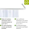 WENKO Winkelschiene Mod. Era Aluminium Winkelstange für Produktbild-Vorschau 2