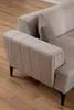 Hanah Home, Hamlet - Beige, 3-Sitzer-Schlafsofa, BUCHENHOLZ Produktbild-Vorschau 4