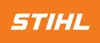 The image shows the brand logo 'STIHL' in white text on an orange background. Produktbild-Vorschau