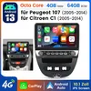 2+64G 10.1" Carplay Android 13 Radio samochodowe do Peugeot Podgląd zdjęcia produktu 2