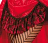Cowboys Karnevalskleid Burlesque Stil Korsage Glanz Mitte Produktbild-Vorschau 4