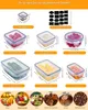 24-teiliges Vorratsdosen-Set mit Deckeln, Meal-Prep-Boxen, Produktbild-Vorschau 2
