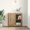 vidaXL Mueble aparador, estilo artesanal, roble, 80 x 40 x Vista previa de la imagen del producto 4