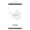 MuchoWow® Textilposter Karte - Stadtplan - Namur - Belgien Produktbild-Vorschau 1