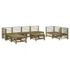 vidaXL 9-tlg. Garten-Lounge-Set Kiefernholz Imprägniert Produktbild-Vorschau 1