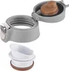 A disassembled travel mug lid and insert shown against a white background. Anteprima dell’immagine prodotto