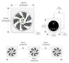 Ventilatore riscaldante ecoCalm KP-CRV2401 con termostato e Anteprima dell’immagine prodotto 2