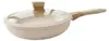 Bratpfanne Ø28 cm Granitbeschichtung hellbeige Glasdeckel Produktbild-Vorschau 1