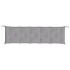 A long, gray tufted cushion is laid out flat against a white background. Náhľad obrázku produktu