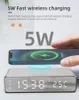 INF Digitaler LED-Wecker mit kabellosem Ladegerät und Produktbild-Vorschau 8