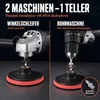 Schleifteller 125 mm Klett mit Adapter M14 Stützteller für Produktbild-Vorschau 3