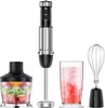 KitchenBrothers Stabmixer Set - Zerkleinerer - Schneebesen Produktbild-Vorschau 1