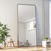 Ganzkörperspiegel 180x80 cm,Rechteckiger Wand/Standspiegel Produktbild-Vorschau 1