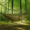 Hamak z moskitierą turystyczny dwuosobowy 255x140 cm Podgląd zdjęcia produktu 9