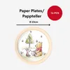 76-tlg. Winnie Pooh Natur Party Set für Kindergeburtstag Produktbild-Vorschau 4