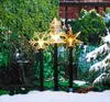 Set di 3 spine LED da giardino - stella / abete / fiocco di Anteprima dell’immagine prodotto 2