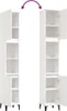 vidaXL Badschrank Weiß 30x30x190 cm Holzwerkstoff Produktbild-Vorschau 7