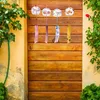 Set mit 4 Garten-Windspielen, japanischen Glasglocken, Produktbild-Vorschau 3