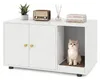 COSTWAY, armadio per gatti 90x50x50 cm, con lettiera Anteprima dell’immagine prodotto 1