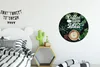 MuchoWow® Runde Wandtattoo - Wandsticker Tapete Aufkleber Produktbild-Vorschau 3