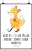 Mr. & Mrs. Panda Bild Fuchs Beinprothese DIN A2 - Weiß - Produktbild-Vorschau 1