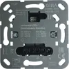 The back of a GIRA System 3000 universal LED dimmer insert is shown, with various technical specifications and connection terminals visible. Náhľad obrázku produktu